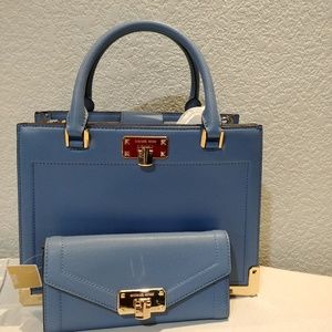 Michael kors satchet set bag with wallet